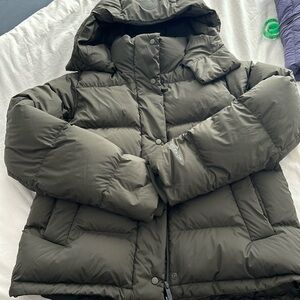 Lululemon wunder puff jacket olive green 4